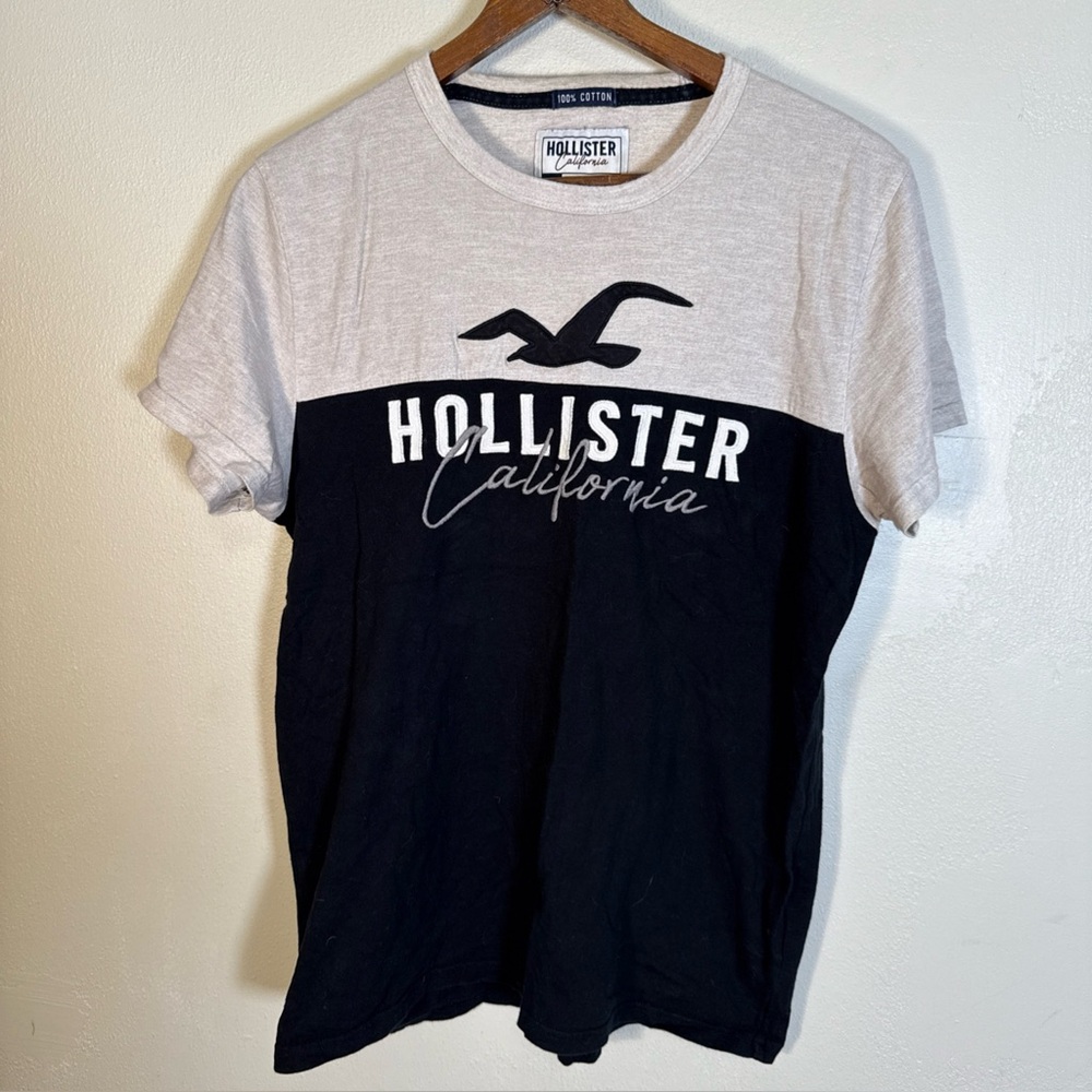 Hollister Medium Cotton T Shirt California Pacific Merchants Tee Colorblock